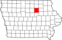 State map highlighting Butler County