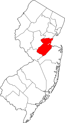 A county in the northern part of the state. It is averagely sized.