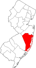 A county in the southeast part of the state. It is large and gets skinnier in the south.