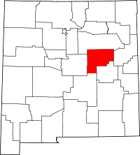 State map highlighting Guadalupe County