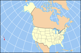 Map of the United States highlighting Hawaii