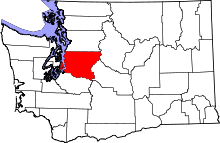 State map highlighting King County