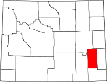 State map highlighting Platte County