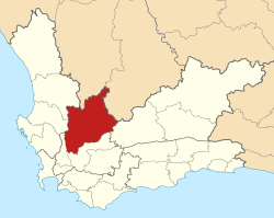The Witzenberg Local Municipality is located in the Cape Winelands district, to the north-east of Cape Town.
