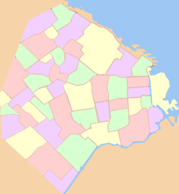 Buenos Aires map.