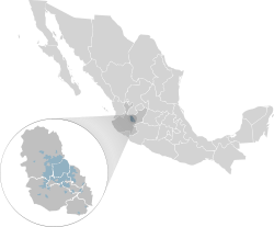 Map of Guadalajara Metropolitan Area