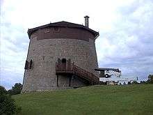 Exterior view of one of the Martello Towers