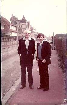 Martin with Carroll L. Wilson, Normandy, 1976