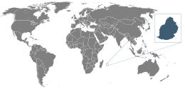 Map showing former range of the broad-billed parrot