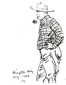 A sketch of Swinnerton by Maynard Dixon.