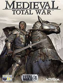 The box art for Medieval: Total War