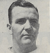 A headshot of Mel Maceau from a 1946 Cleveland Browns game program