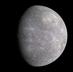 NASA image of Mercury