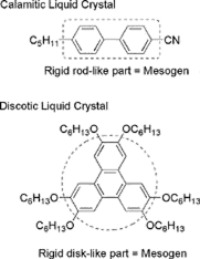  examples of mesogenic structures.