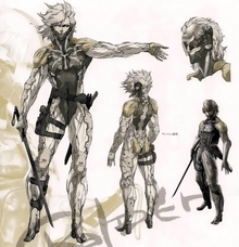 Raiden—a sinister-looking young man in battle gear