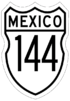 Federal Highway 144 shield