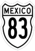 Federal Highway 83 shield