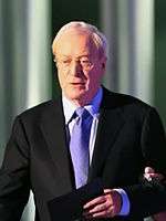 Photo of Michael Caine attending the Nobel Peace Prize Concert in 2008.
