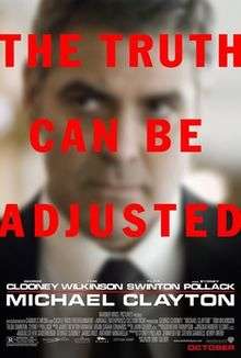 A blurred pictured of a man with the words "The Truth Can Be Adjusted" superimposed