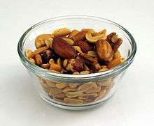 Mixed nuts in a bowl