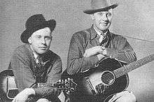 Bill and Charlie Monroe, 1936.