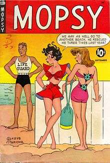 Cover of a Mopsy comic book