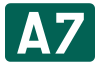 Kalotina motorway shield