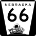 Nebraska Highway 66 marker