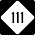 NC Highway 111 marker