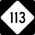 NC Highway 113 marker
