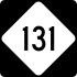 NC Highway 131 marker