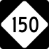 NC Highway 150 marker