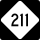 NC Highway 211 marker