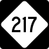 NC Highway 217 marker