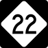 NC Highway 22 marker