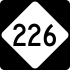 NC Highway 226 marker