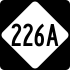 NC Highway 226A marker
