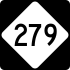 NC Highway 279 marker
