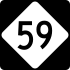 NC Highway 59 marker