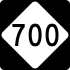 NC Highway 700 marker