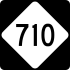 NC Highway 710 marker