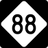 NC Highway 88 marker