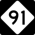 NC Highway 91 marker