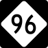 NC Highway 96 marker
