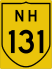 National Highway 131 marker