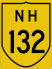 National Highway 132 marker