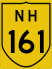 National Highway 161 marker