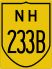 National Highway 233B marker