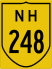 National Highway 248 marker