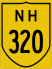 National Highway 320 marker
